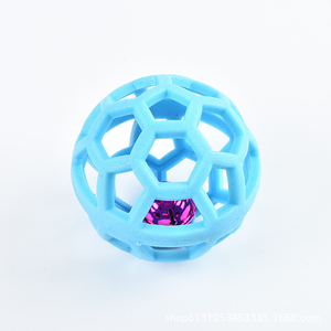 Giocattolo da Masticare Ecologico e Resistente per Cani e Gatti, Palla per Snack con Costruzione in Plastica Durevole per Pulizia dei Denti ed Esercizio - Product Image 3