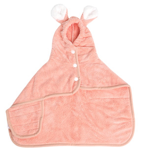 Toalla de baño para mascotas, albornoz con capucha de secado rápido, toalla de baño para Bichón Frisé, adecuada para cachorros y perros pequeños. - Product Image 2