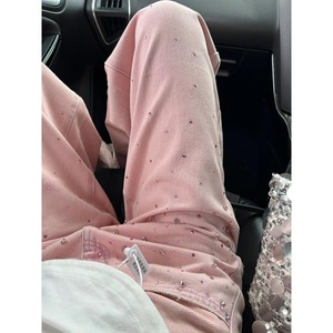 Pantalones <span class=keywords><strong>vaqueros</strong></span> <span class=keywords><strong>de</strong></span> <span class=keywords><strong>mujer</strong></span> al por mayor, <span class=keywords><strong>de</strong></span> cintura alta, holgados, con bordado personalizado y pedrería, casuales <span class=keywords><strong>de</strong></span> verano, <span class=keywords><strong>de</strong></span> pierna ancha y recta, elegantes - Product Image 2