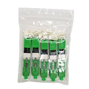 SC Fiber Optic Fast <b>Connector</b> UPC APC 55mm Transparent Button FTTH ESC250D Single-Mode Fiber Optic <b>Quick</b> <b>Connector</b> - Product Image 1