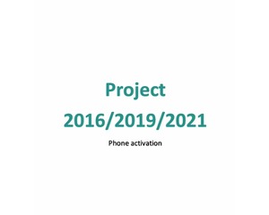 Activación Telefónica para Servidor Empresarial, Project Professional <span class=keywords><strong>2016</strong></span>/2019/2021, Software <span class=keywords><strong>Office</strong></span> 2021, Envío en Línea Disponible - Product Image 2