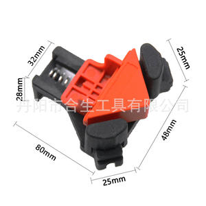 Juego de 4 abrazaderas de ángulo recto Mr Drill para carpintería, abrazaderas de resorte de plástico ajustables para trabajar la madera - Product Image 3