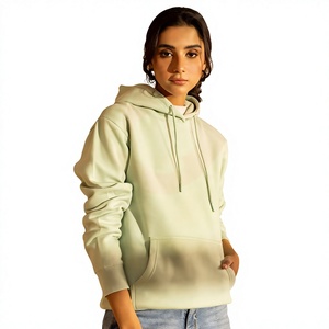Sweat à capuche oversize personnalisé pour femme en molleton 100% coton brossé doux, design épaules tombantes, moderne et élégant pour l'hiver - Product Image 1