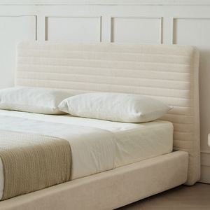 Lit plateforme rembourré au design moderne, durable, pour chambre d'hôtel commerciale, fourni directement par l'usine, idéal pour appartement. - Product Image 3