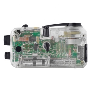<span class=keywords><strong>La</strong></span> prisión de <span class=keywords><strong>la</strong></span> cárcel uso transparente claro caso multibanda Mini FM bolsillo receptor de Radio de onda corta - Product Image 4