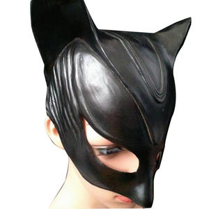 Disfraz de Cosplay de Mujer Gato Sexy de Ecowalson, Unisex, para Adultos, Disfraz de Superhéroe de Película, Máscaras de Fiesta de Halloween, Accesorios de Fiesta de Látex - Product Image 4