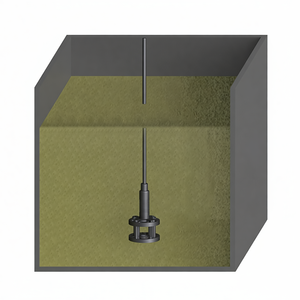 Sensor de Nivel de Lodos de Aguas Residuales Antiobstrucción OEM para Planta de Tratamiento de Aguas HPT611 - Product Image 1