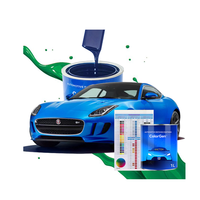 Peinture automobile résistant aux intempéries 1K 2K couleur or massif peinture de voiture en gros avec des peinture automobile
