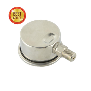 Manómetro 2 pulgadas de diámetro Tamaño Conexión de latón Montaje inferior SUS304 caja 300psi - Product Image 5