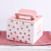 Vente en gros Petit carré blanc de 10 pouces de haut Machine à fabriquer 12 pulgadas et fleurs Boîtes en papier avec fenêtre pour gâteaux à plusieurs niveaux