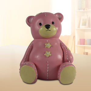 Fábrica de China, gran oferta de resina de Fujian, alta calidad, barato, bonito oso rosa, <span class=keywords><strong>hucha</strong></span> para niños, <span class=keywords><strong>hucha</strong></span>, <span class=keywords><strong>hucha</strong></span> personalizada - Product Image 2