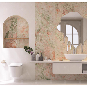 Carreaux en porcelaine aspect <span class=keywords><strong>pierre</strong></span> naturelle de qualité supérieure 1200X600mm Effet marbre vert pastel pour carreaux de salle de bain Carreaux de sol commerciaux - Product Image 4