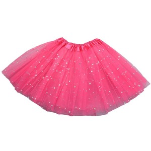 Falda tutú arcoíris en capas para niñas, vestido de baile con volantes escalonados, ropa de club - Product Image 6