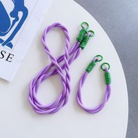 Nouveau cordon de cou portable pour collier, étui long, dragonne, chaîne, sangle avec clip de fixation pour femme