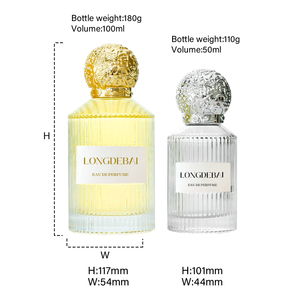 OEM Luxury <b>Spray</b> Perfume Packaging <b>Bottle</b> <b>Empty</b> 30ml 50ml 100ML Cylindrical Glass <b>Bottle</b> for Perfume Botol Parfum With BOX - Product Image 4