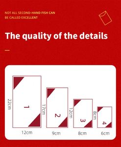Enveloppe rouge personnalisée par le fabricant, dorure, impression de logo, enveloppe de mariage en papier, enveloppe rouge chinoise vierge, taille personnalisée, DIY - Product Image 2