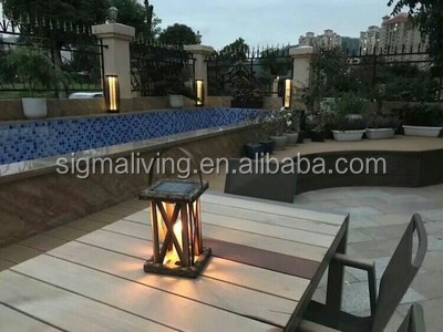 Waterproof hanging lamp glass crack landscape solar garden rattan lamp
