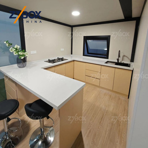 Casa Contenedor Expandible de 2 Pisos y 40 Pies, Villa Modular Prefabricada con Pared de Vidrio para Unidad Comercial <span class=keywords><strong>en</strong></span> EE. UU. y Australia - Product Image 2