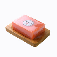 Savon Artisanal Éclaircissant Naturel aux Herbes à Marque Blanche à l'Acide Kojique pour le Blanchiment de la Peau avec Curcuma, Miel et Papaye