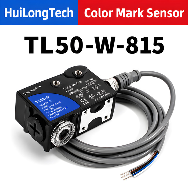 Datalogic Color Mark Sensor Light Sensor Motion TL50-W-815 with High Precision Color Sensor for Packaging Machine