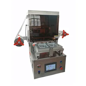 vacuum generator MAP vacuum and nitrogen filling tray sealing machine