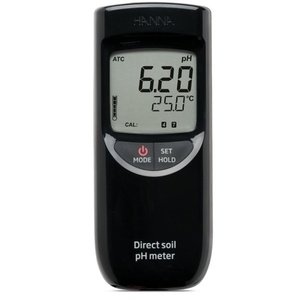 HANNA HI99121 High Accuracy Portable PH Meter with 1-Year Warranty for Direct Soil Measurement - Product Image 3
