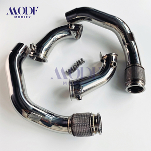 Sistema de Escape de Acero Inoxidable, Tubo de Bajada para <span class=keywords><strong>BMW</strong></span> F90 M5 F92 <span class=keywords><strong>M8</strong></span> con Motor S63 V8 Turbo, Tubo de Bajada con Tubo Flexible - Product Image 4