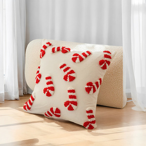 Funda <span class=keywords><strong>de</strong></span> Almohada <span class=keywords><strong>de</strong></span> Alta Calidad para <span class=keywords><strong>Navidad</strong></span> con Bordado Tufted <span class=keywords><strong>de</strong></span> Papá Noel, Funda <span class=keywords><strong>de</strong></span> Cojín Tejida con Textura <span class=keywords><strong>de</strong></span> Bucle y Diseño <span class=keywords><strong>de</strong></span> Huevo para el Hogar - Product Image 4