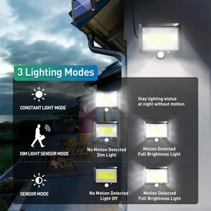 <span class=keywords><strong>Lampe</strong></span> murale séparée à <span class=keywords><strong>LED</strong></span> avec détecteur de mouvement <span class=keywords><strong>solaire</strong></span>, éclairage d'urgence, jardin, extérieur, étanche, rue, garage, patio, avec télécommande - Product Image 4