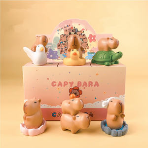 HESPER Cos Alimento para Animales Versión Frutas Figura de Anime de Capibara, Caja Misteriosa Sorpresa, Juego de Caja de Huevos Gachapon, Premios y Juguetes - Product Image 3