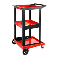 Chariot à outils professionnel d'atelier de mécanique, fabrication directe d'usine en Chine, avec roues, capacité de charge de 300 kg, personnalisable OEM OBM
