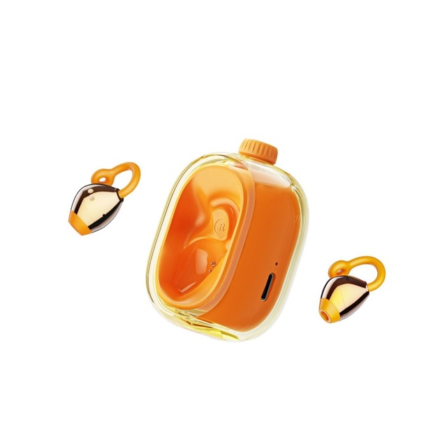 Open-back Wireless Clip-on Earphones Mini Blue-tooth 5.4 Waterproof Earphones Mini Earbuds In-ear Headphones AI Translation