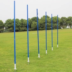 Matériel d'entraînement de football, ensemble de poteaux de slalom pour l'agilité, poteaux d'entraînement d'agilité en plastique, bâtons d'entraînement - Product Image 4