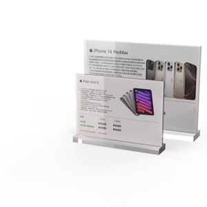 Tendance du moment : Porte-étiquettes de prix et de cartes de visite en acrylique de haute qualité - Product Image 6