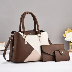 Sac à main à fermeture éclair avec doublure en polyester, sac à main tendance 2025 grande capacité pour femme, sac à bandoulière décontracté en PU et polyester - Product Image 2