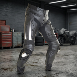 Pantalon En Cuir pour moto débarrasser pantalon de course - Product Image 3
