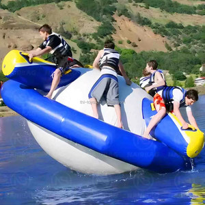 Parc aquatique gonflable commercial en PVC à <span class=keywords><strong>prix</strong></span> d'usine avec toboggan et passerelle - Product Image 2