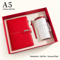 Ensemble cadeau de carnet en cuir PU A5 avec stylo et tasse à café, ensemble promotionnel personnalisé pour entreprise, cadeau d'entreprise