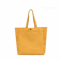 Tas Tote Kain Wanita JOYSUN Gaya Jepang, Kapasitas Besar, Model Selempang, Dilengkapi Resleting