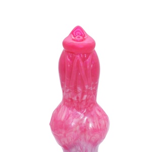 Dildo de Silicona Realista con Forma de Pene de Lobo, Color Rosa Fantasía, para Principiantes, Juguete Sexual Anal para Mujeres, Hombres y Parejas - Product Image 6