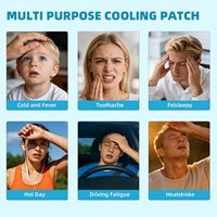 20 Patchs Refroidissants SpeedyAid pour Enfants et Adultes - Coussinets en Gel Doux pour Soulager la Fièvre, l'Inconfort et la Douleur, Apaisent les Maux de Tête