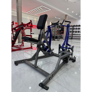 Máquina de remo sentado de tipo dividido con carga de placas de acero de grado comercial, equipo de gimnasio de alta resistencia, directo de fábrica, para entrenamiento de espalda y pecho - Product Image 6