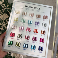 Collection de vernis à ongles en gel effet œil de chat Jelly, 25 couleurs, nouvelle conception Danny Coll, gel UV, étiquette privée