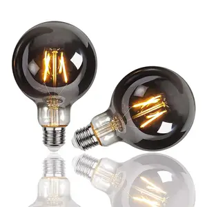 調光可能なLEDエジソン電球E26E27 220V 4wG80レトロヴィンテージランプフィラメント電球装飾照明