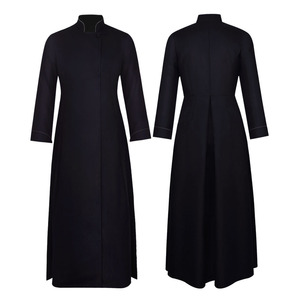 Disfraz de sacerdote, 4 colores, túnica de iglesia de manga larga para Halloween, actuación en escenario, tamaño adulto - Product Image 3