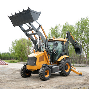 CE＆ISO認証取得済みの果樹園用ミニトラクターコンボ（クイックアタッチメント付き）：バックホーとフロントエンドローダー付きミニトラクター - Product Image 5