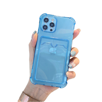 Nueva Funda Protectora Transparente con Degradado para iPhone 12 13 14 15 16 Pro Max, Carcasa de TPU Suave a Prueba de Golpes para Teléfono Móvil