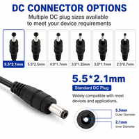 Alimentation électrique 12V 1A US, chargeur DC, adaptateur secteur 12 volts, adaptateur AC/DC, adaptateur d'alimentation