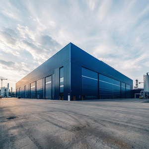 Magazzini Prefabbricati in Acciaio Leggero Zincato a Bassa Manutenzione per Stoccaggio Grano in Tanzania e Hub di Trasporto Logistico Portuale - Product Image 1