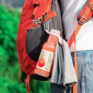 带毛巾钩夹的保温水瓶架，带登山扣钥匙扣，适用于自行车水瓶架钥匙扣 - Product Image 5